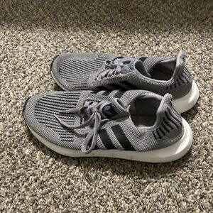 Adidas  Gray and Black Sneakers